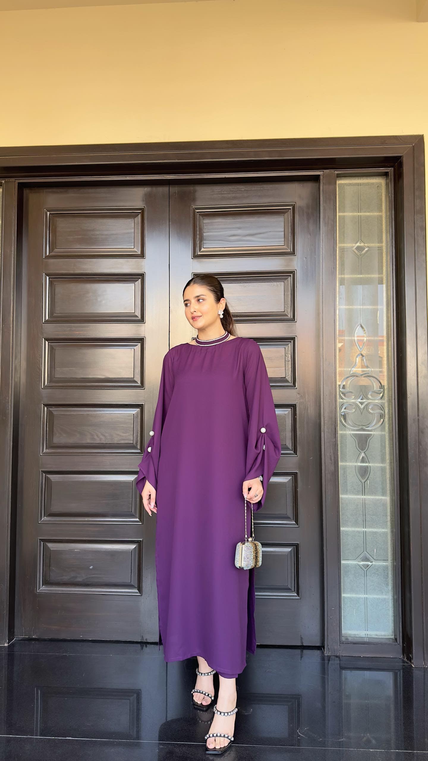 Purple Pearls Momina Ammar