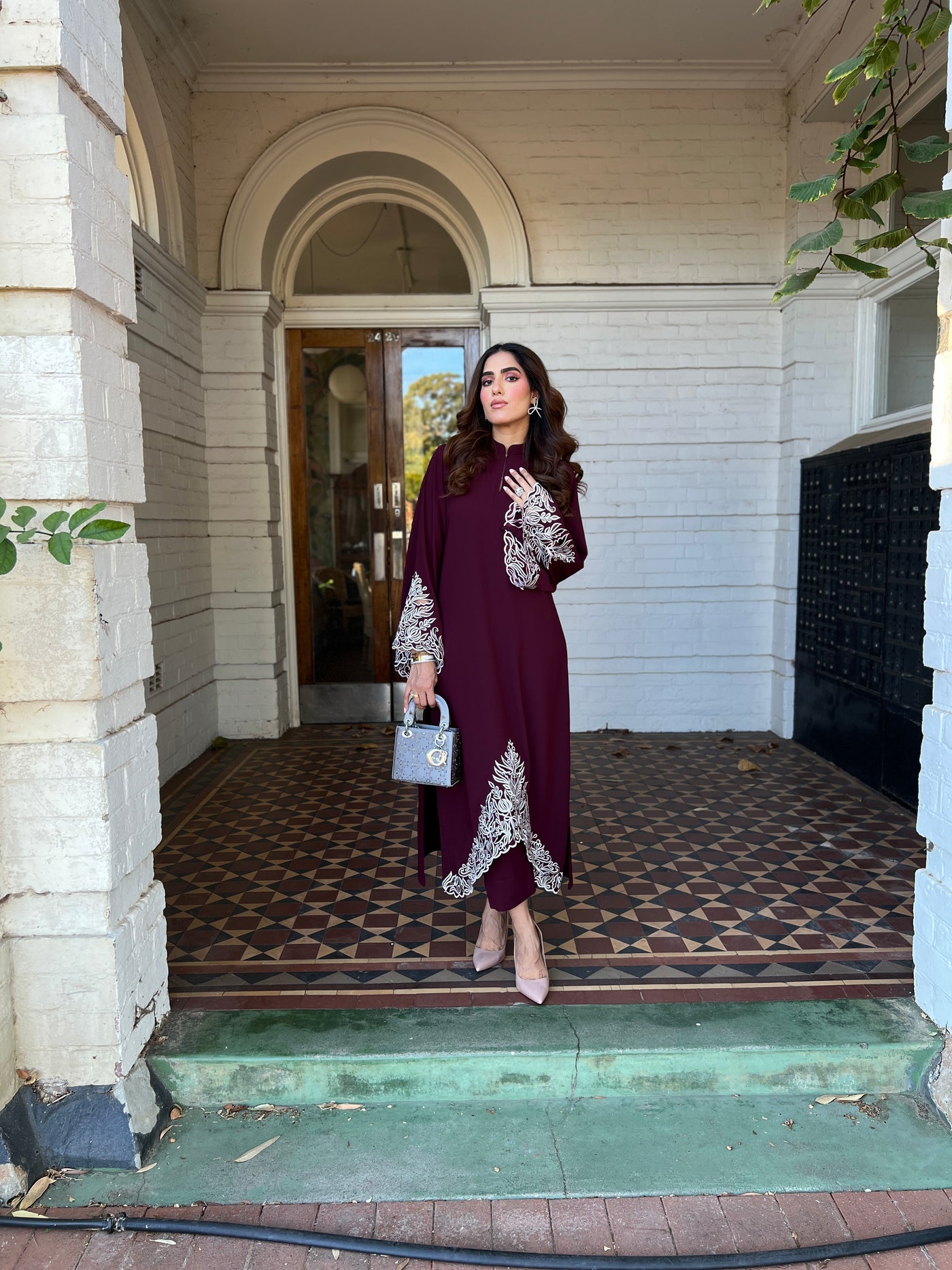 maroon pakistani party dresses Chiffon Maroon Pakistani Salwar Kameez /Sharara Wedding Dress, Indian Bridal Gown Dress, Designer Nikkah Mehndi Engagement Guest Outfit
