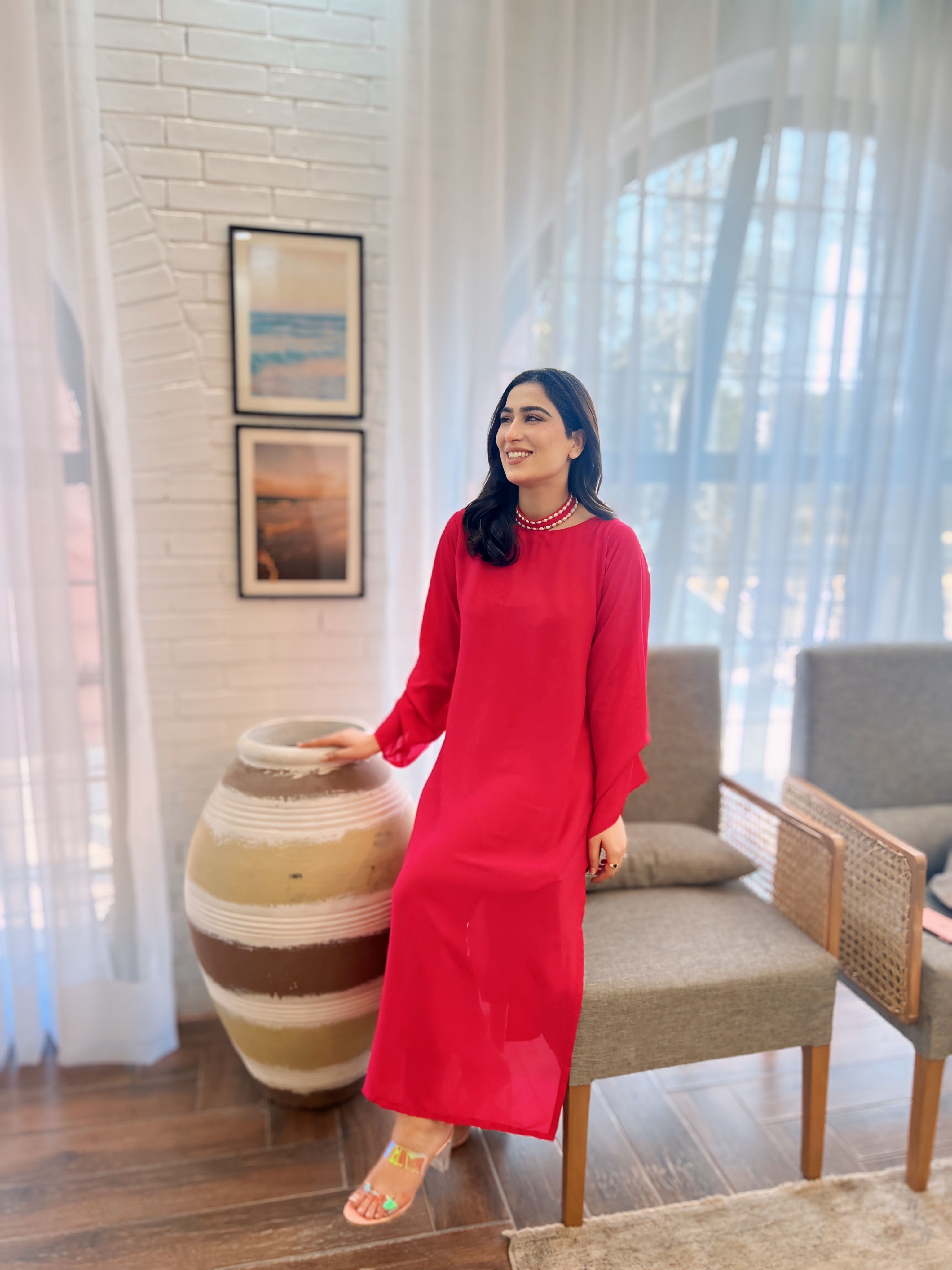 Pink Pearls Momina Ammar