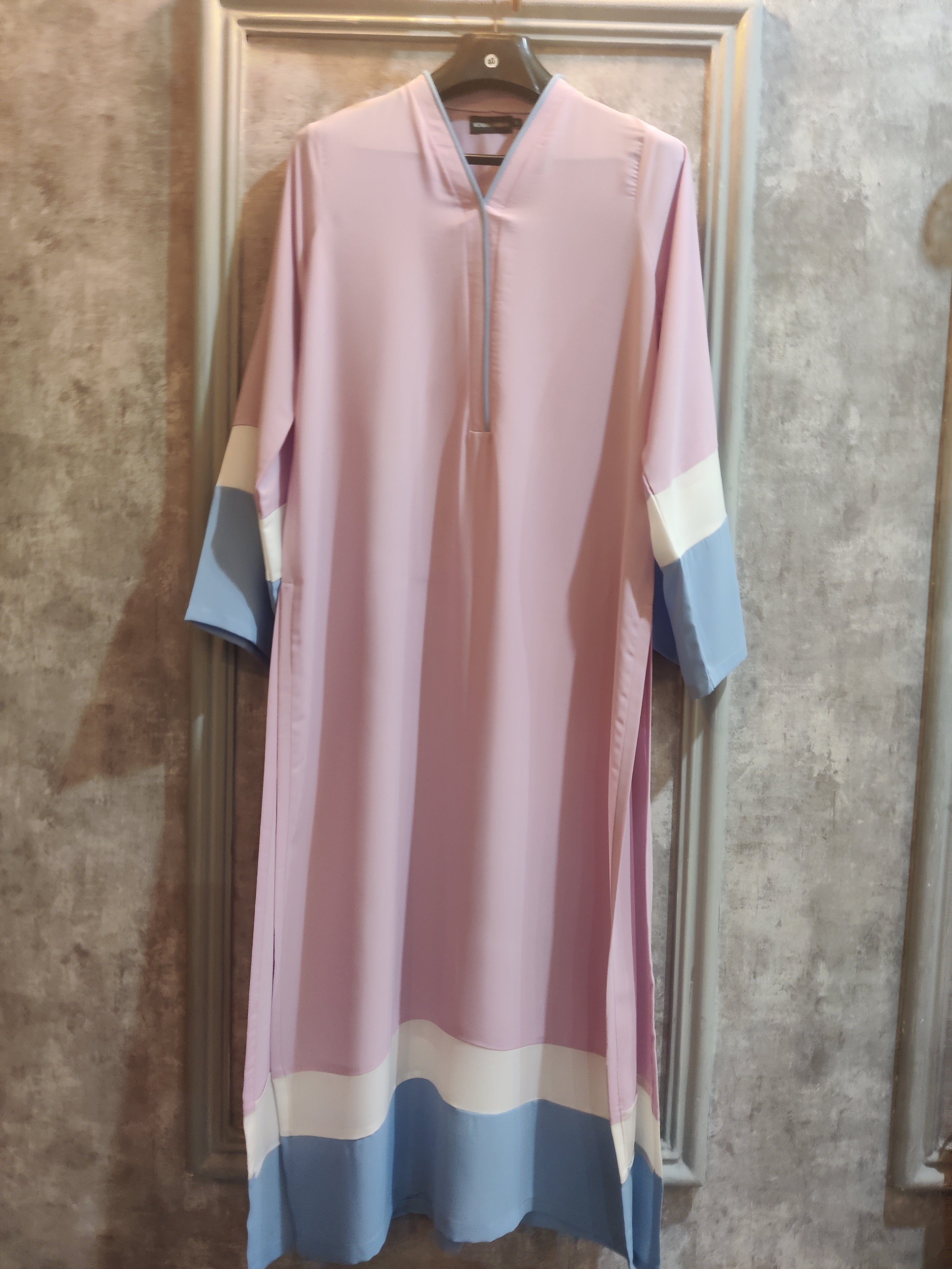 Pastel Lalic and ice blue shirt Momina Ammar