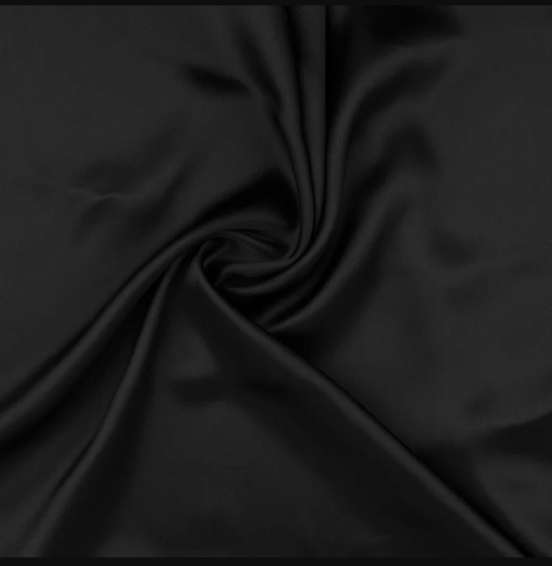 Butter Silk Black Georgette Momina Ammar