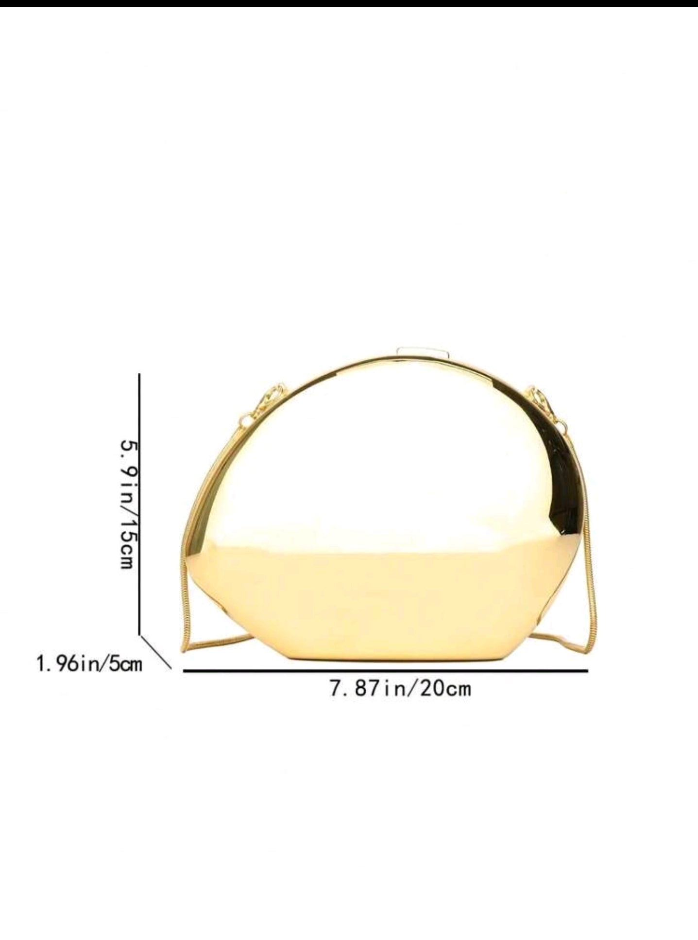 Golden Acrylic bag