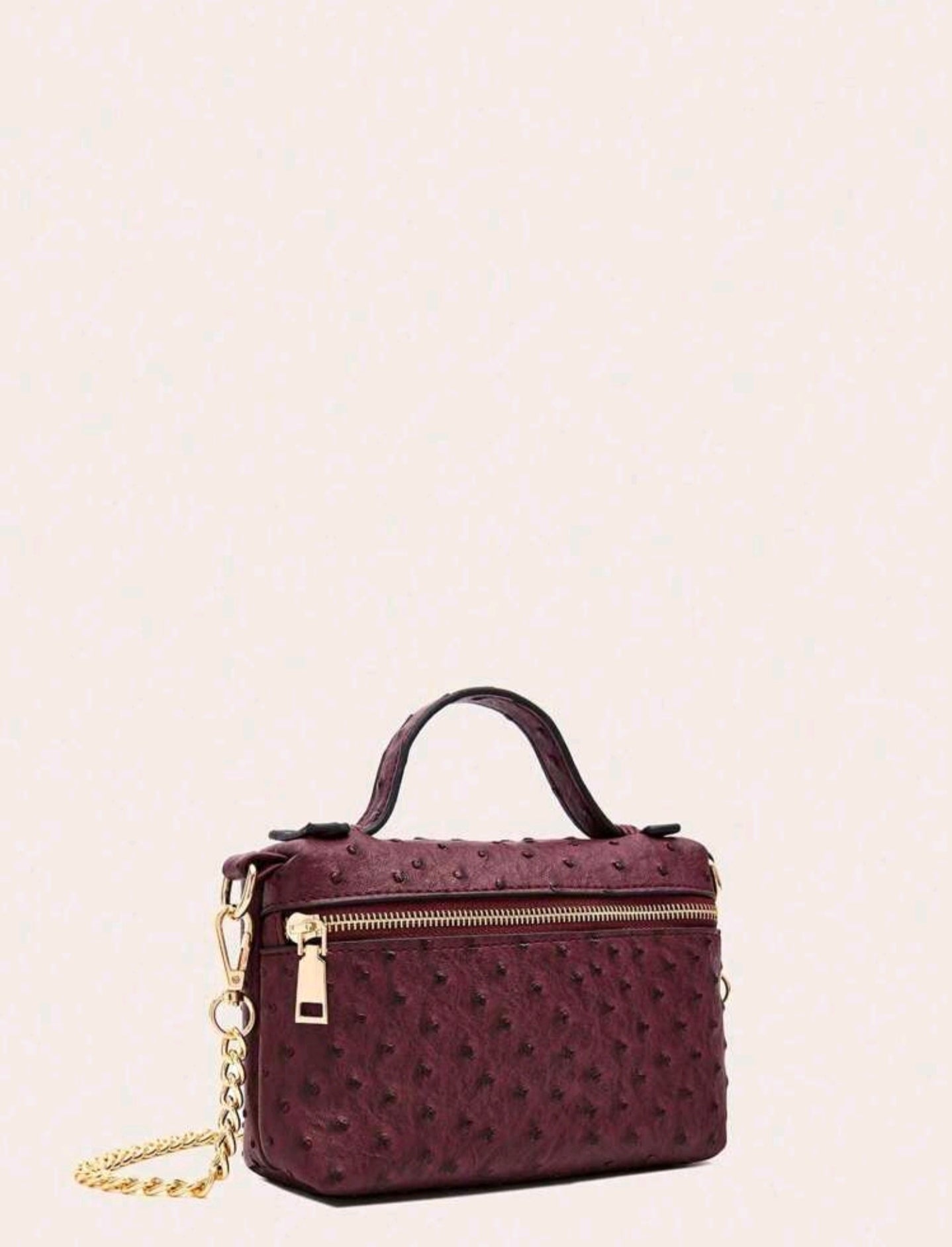 Burgundy bag
