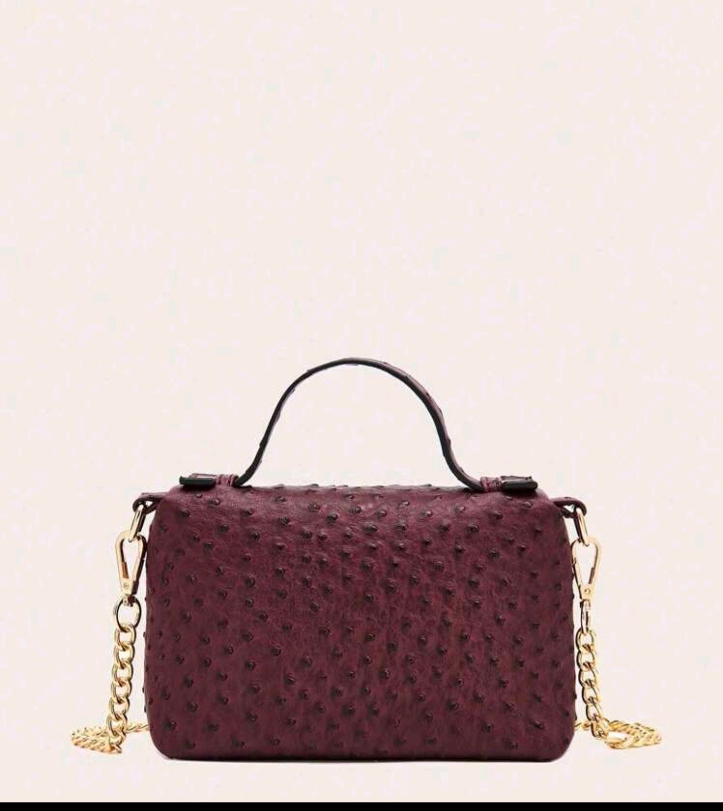 Burgundy bag