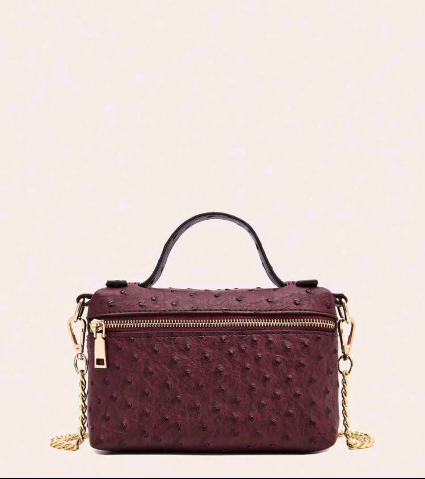 Burgundy bag