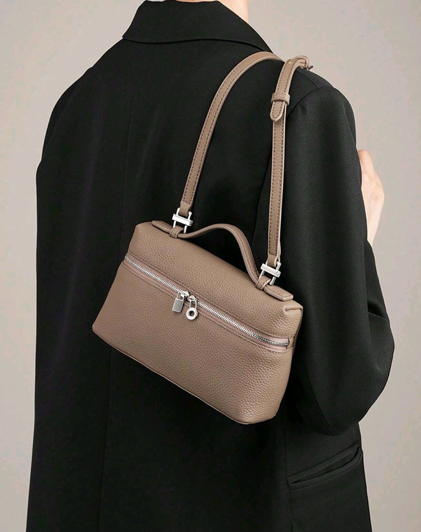 Designer beige bag