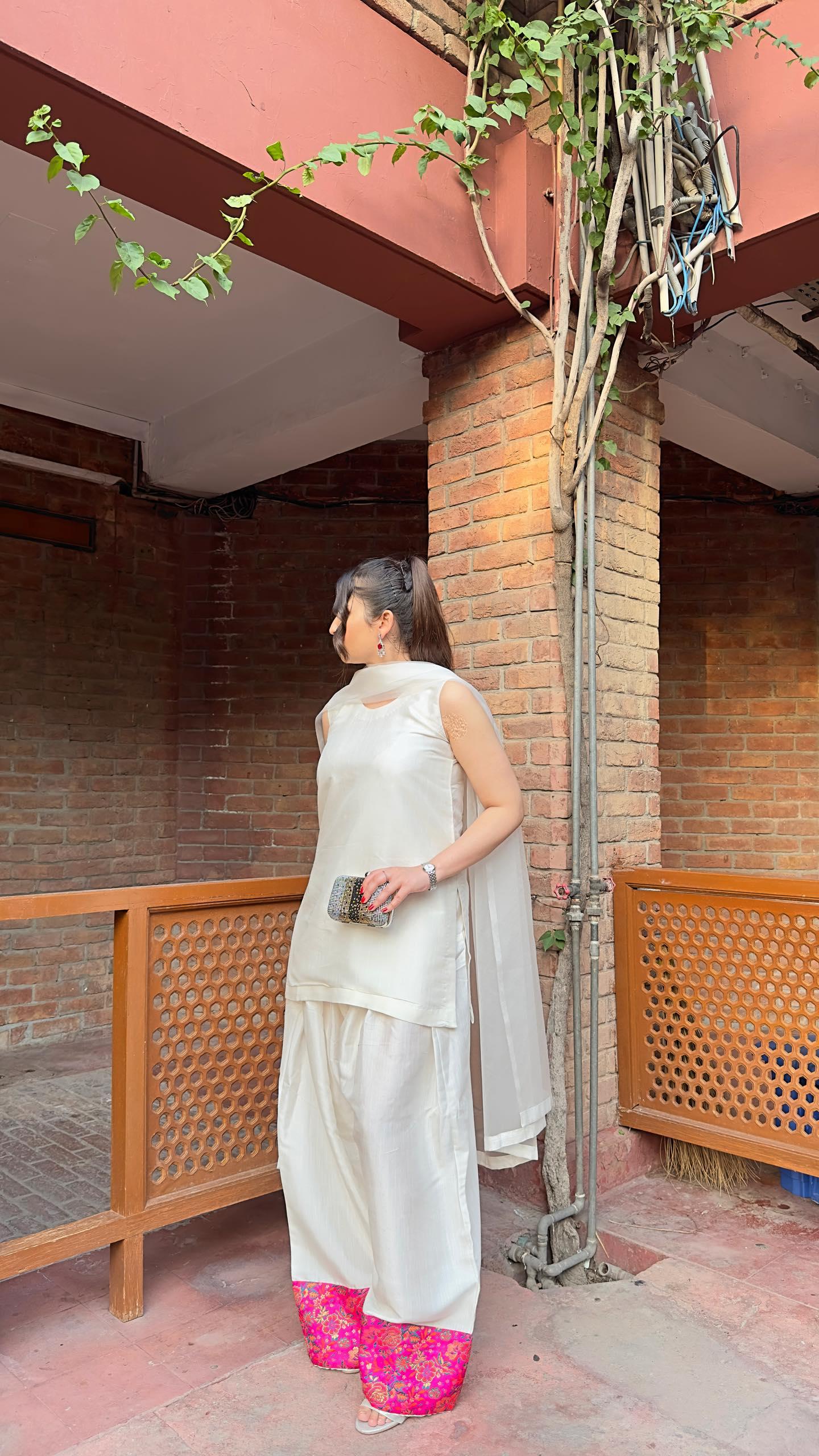 Farshi Shalwar three pc