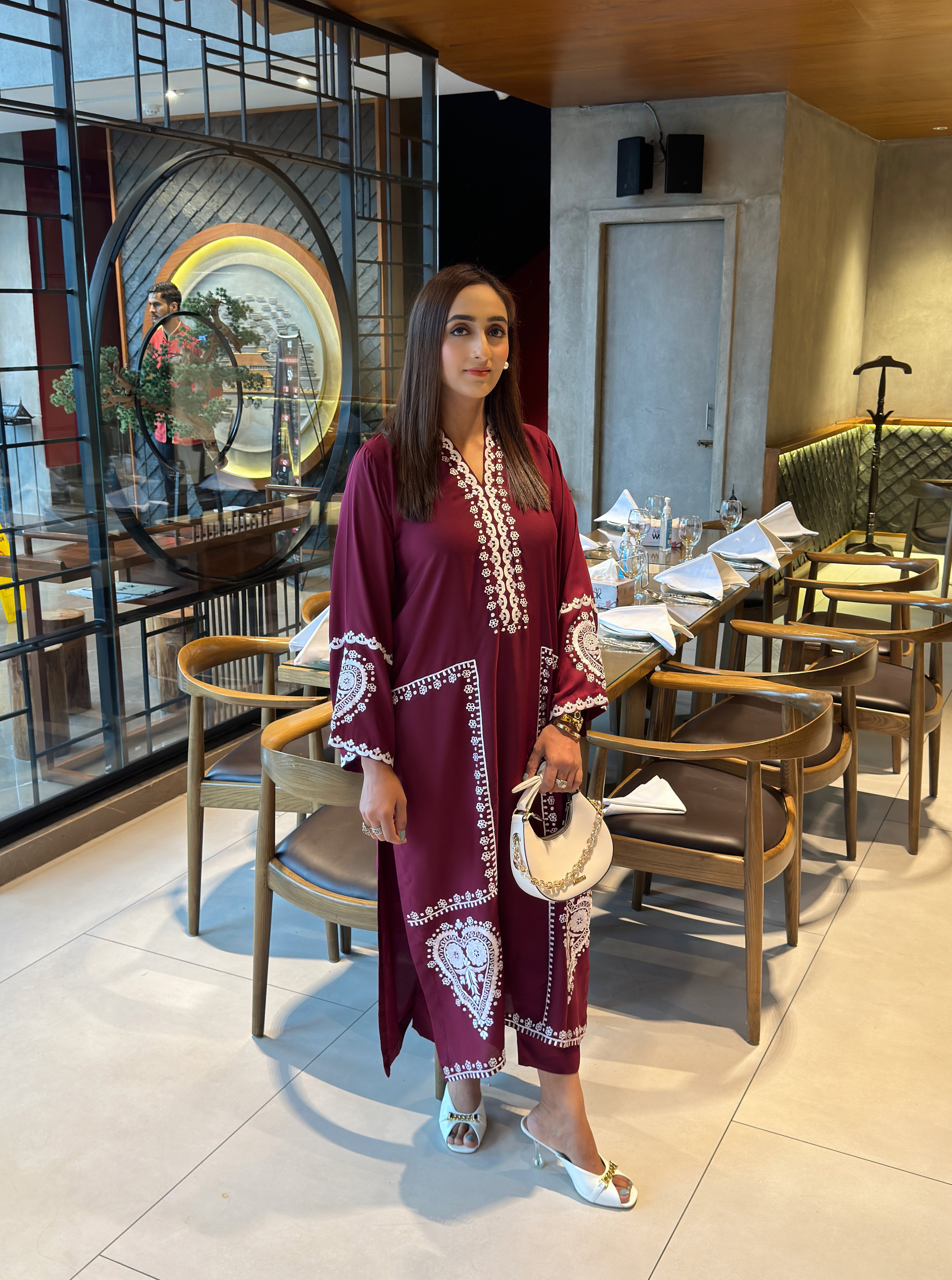 Majestic Spade Crepe Momina Ammar