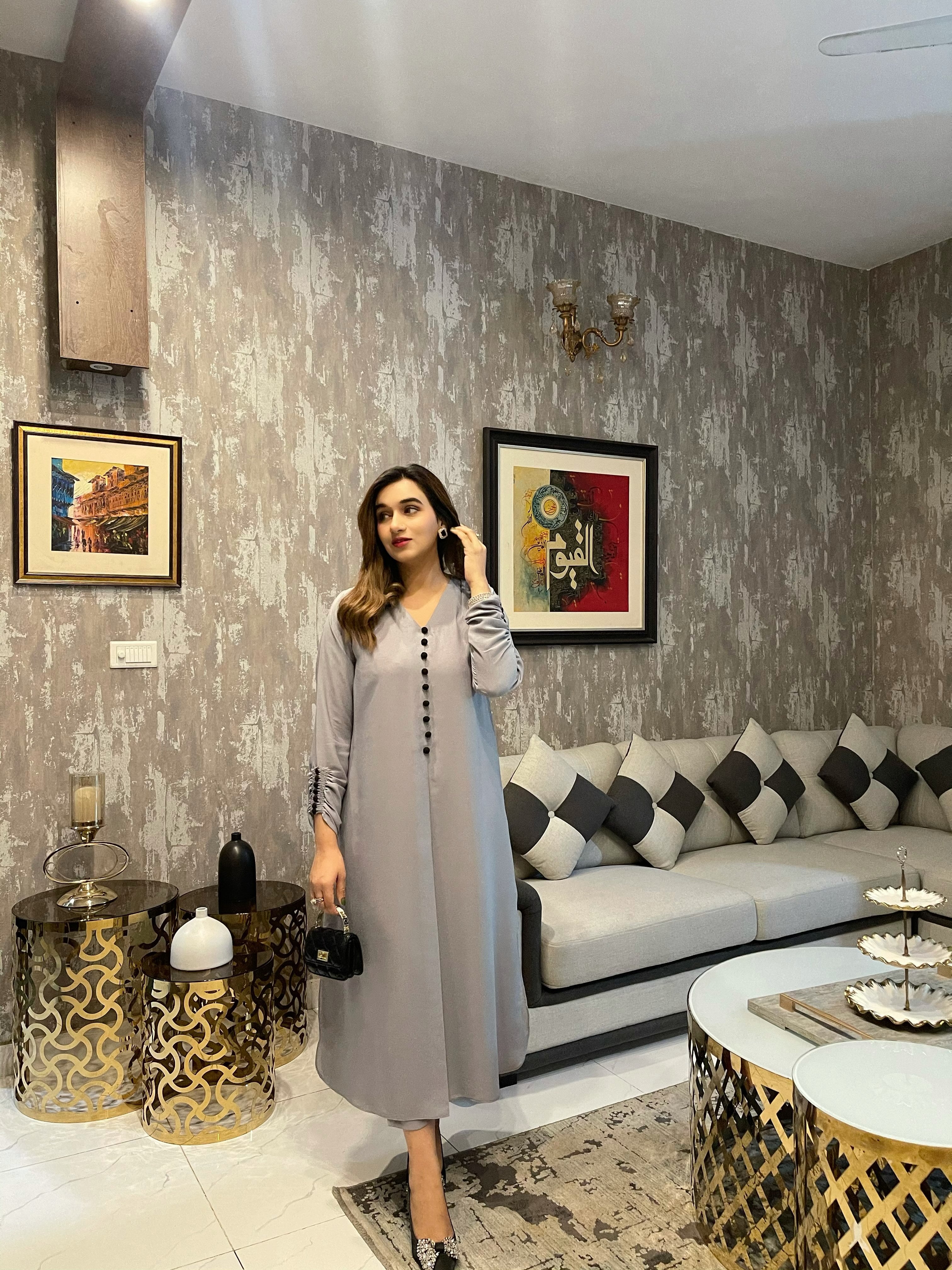 Grey Hue Momina Ammar