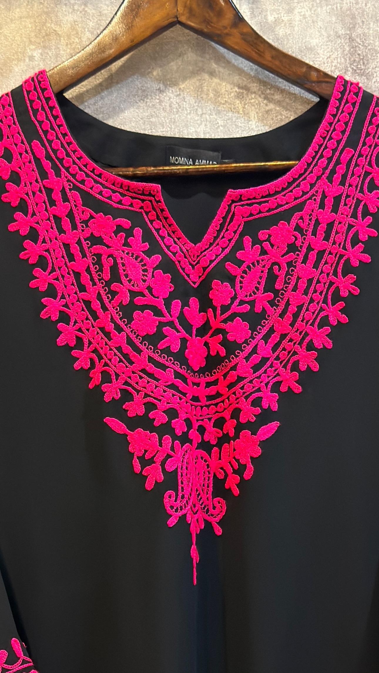 Pakistani formal dresses online

Pakistani party wear dresses

Pakistani designer formal wear

Pakistani formal suits for women

Pakistani embroidered formal dresses

Luxury Pakistani formal outfits

Pakistani wedding guest dresses

Pakistani formal clothing online shopping

Pink Ari embroidery 
Pakistani formal dress online shopping | Embroidered georgette designer outfit by Momina Ammar Clothing with worldwide delivery

Pakistani party wear dress in raw silk with Ari embroidery 