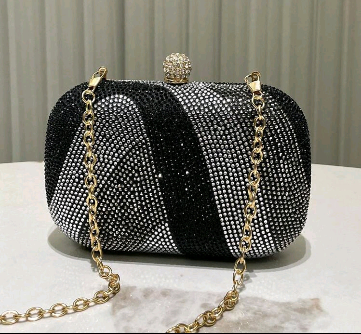 Swarovski black Clutch