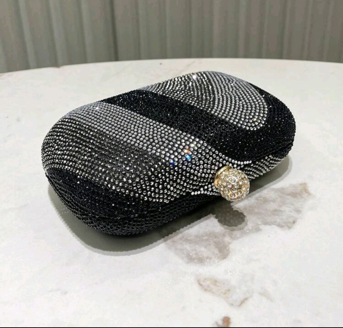 Swarovski black Clutch