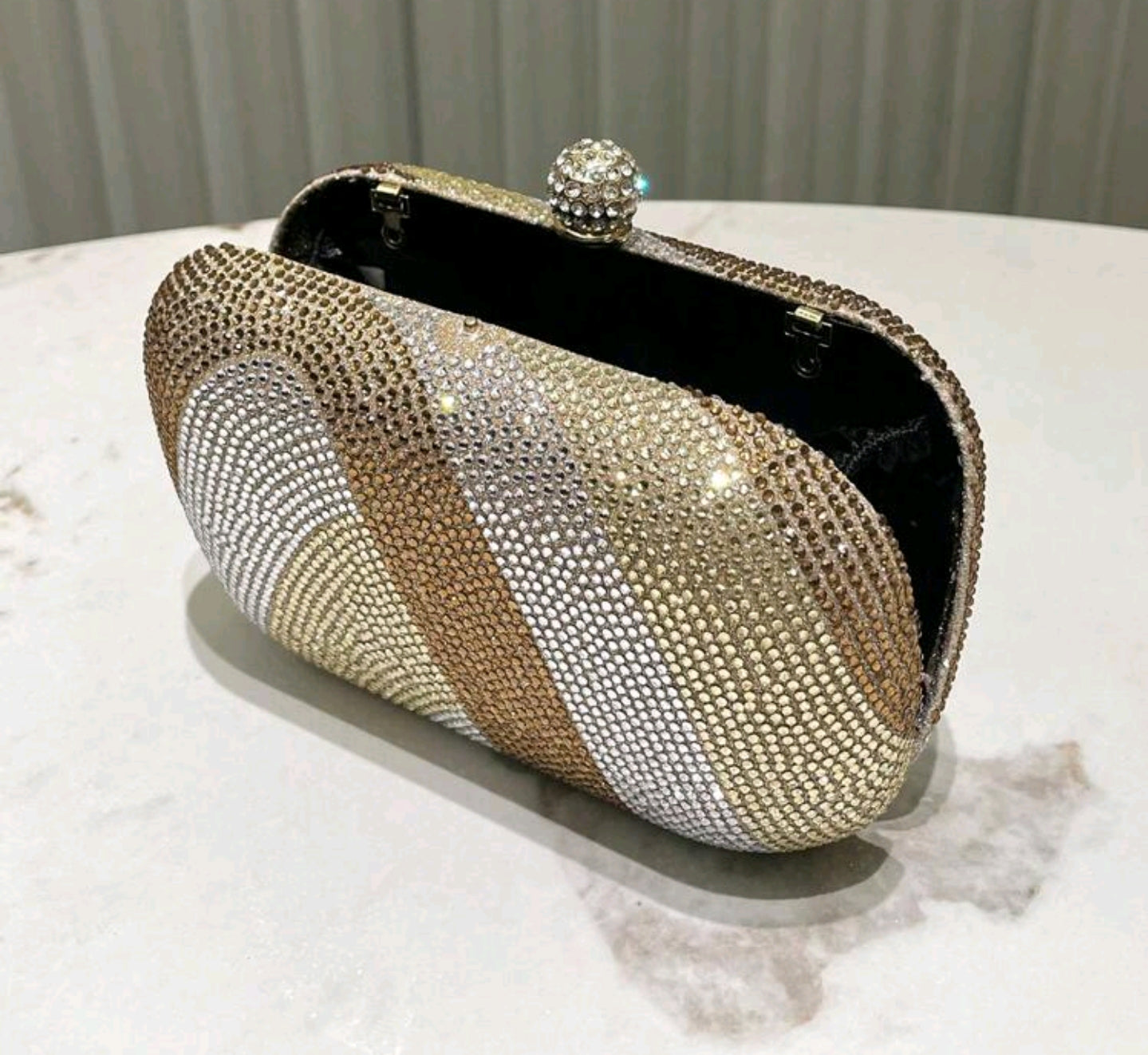 Swarovski champion Gold Clutch