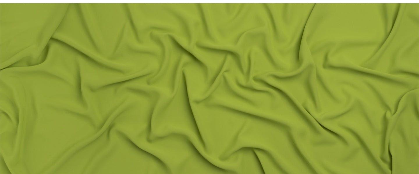 Peridot Green Crepe