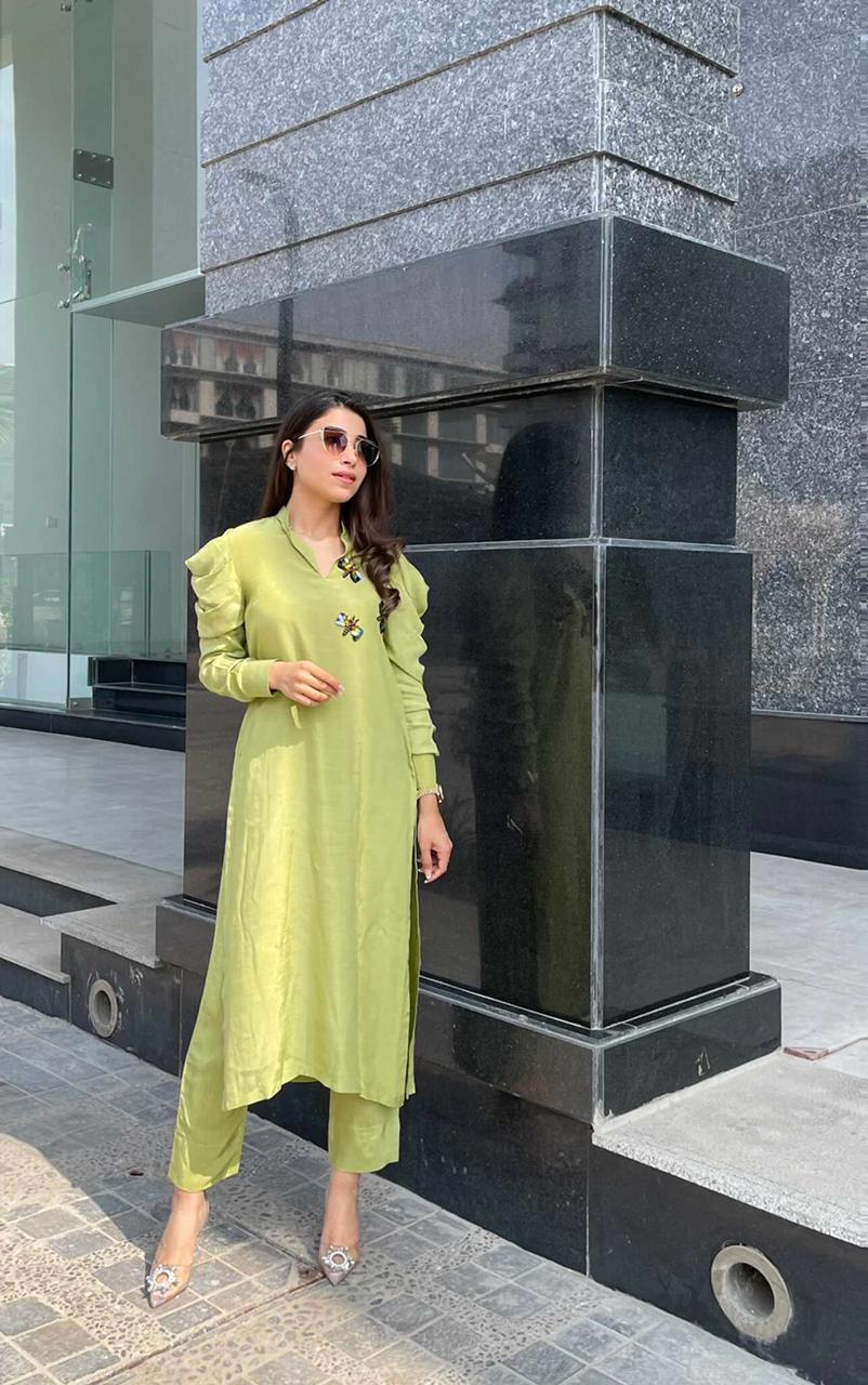raw silk fabrib pffy sleeves by Momina Ammar a leading clothing brand in Pakistan

Pakistani fashion brands

Trendy Pakistani clothing

Traditional Pakistani attire

Designer clothing Pakistan

Pakistani ethnic wear

Stylish Pakistani outfits
