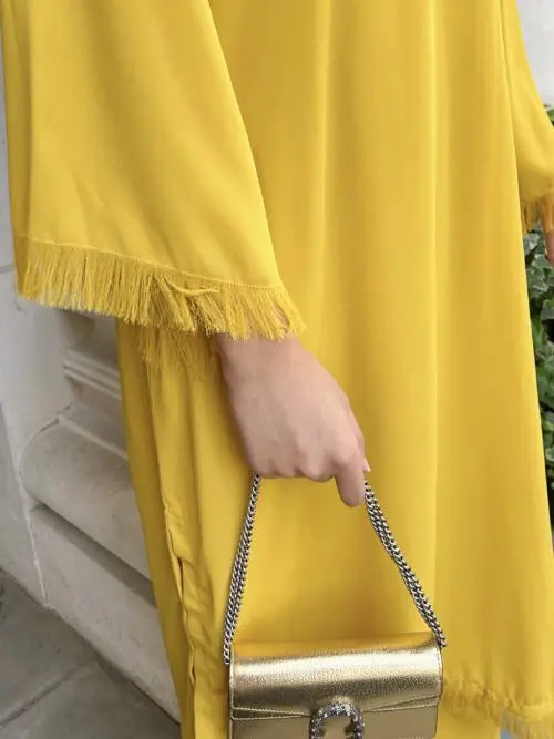 Threaded Love (Two pc) Yellow. Momina Ammar