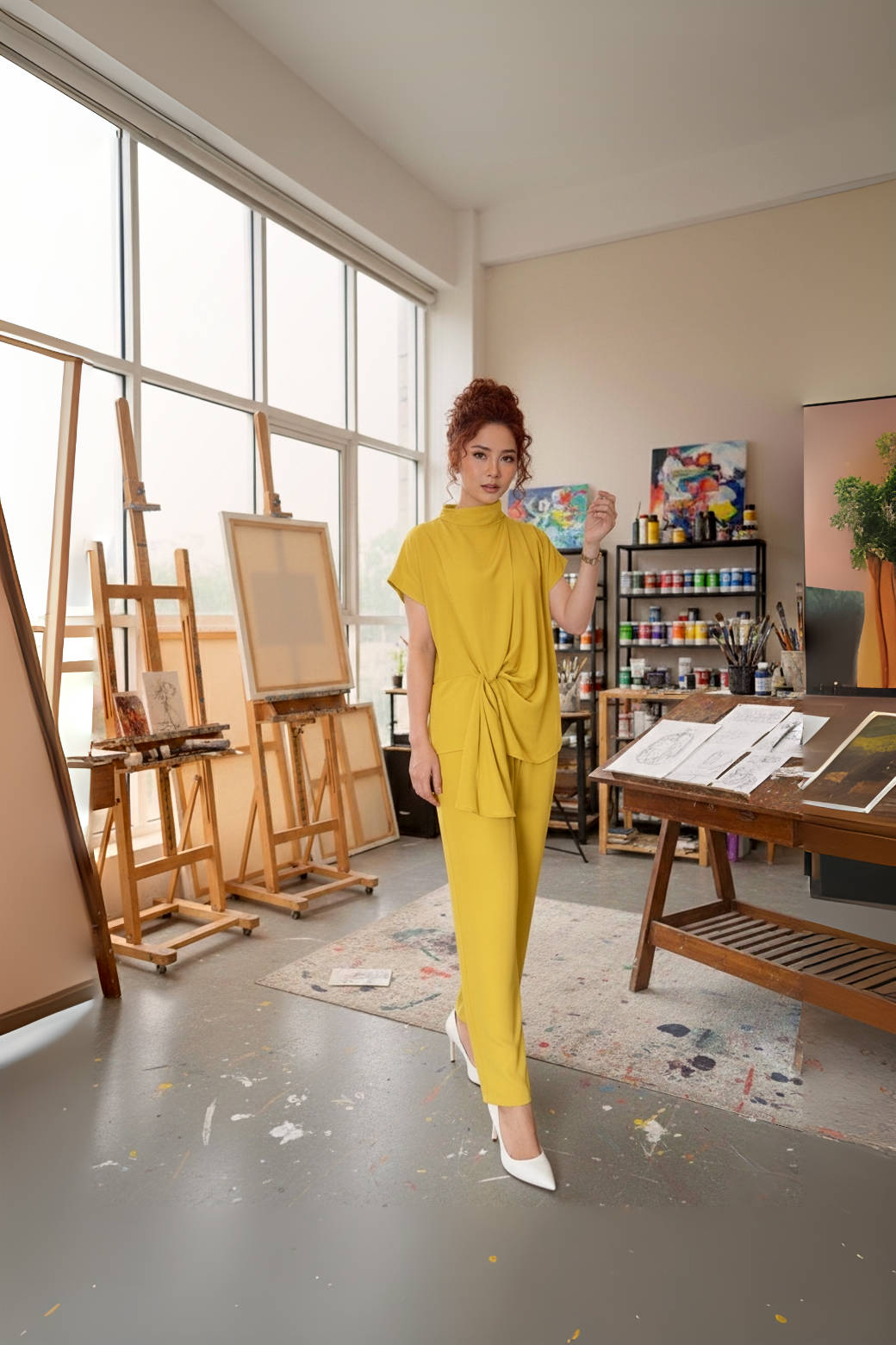 Candle knot set yellow