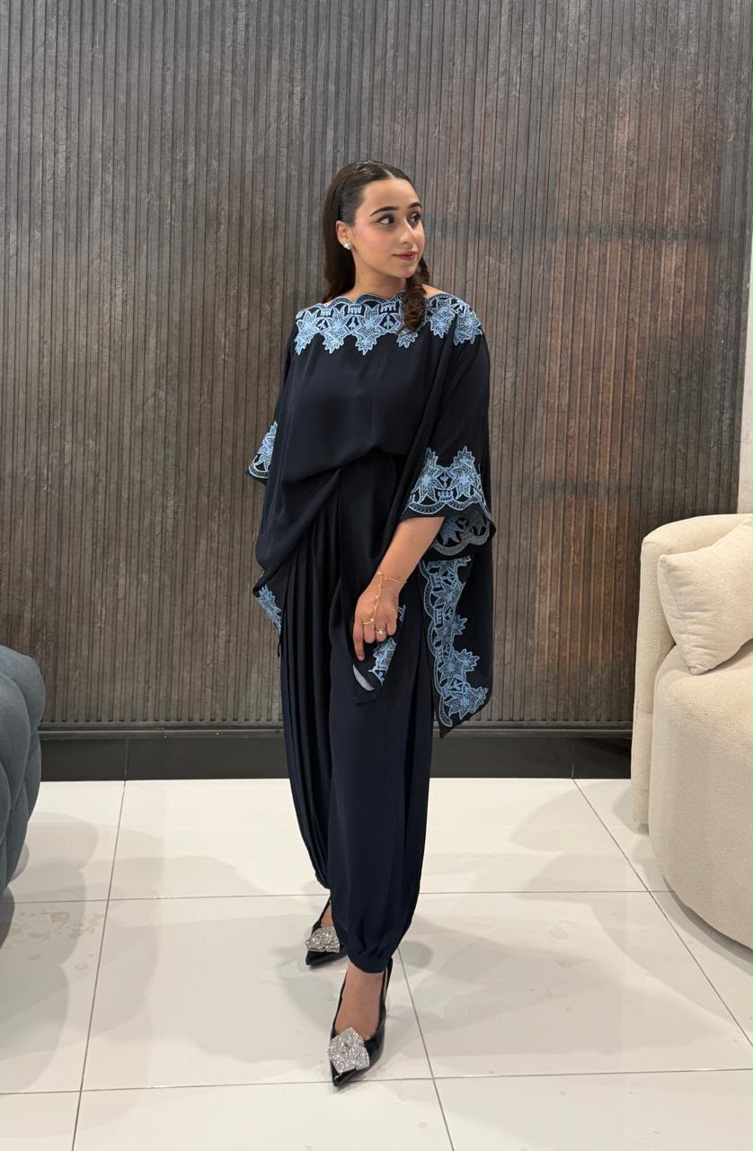 Classic blue Embroidery