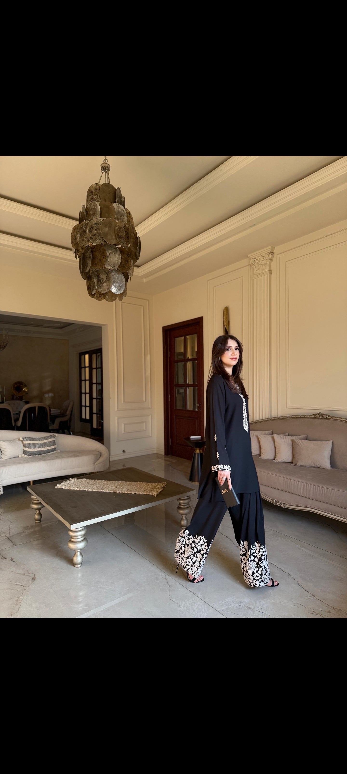 Black Embroidery shalwar set