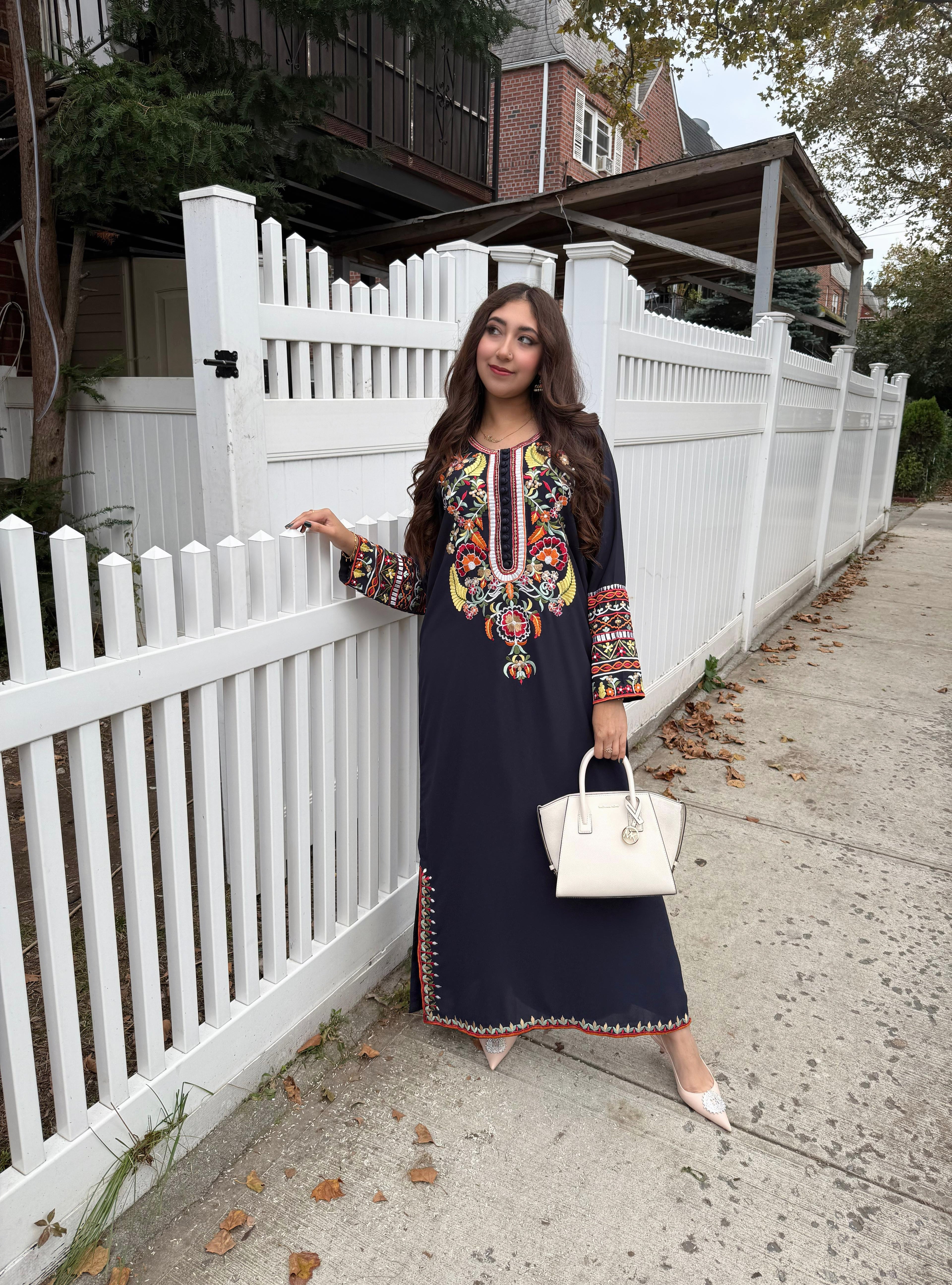 Multi Embroidery Two pc