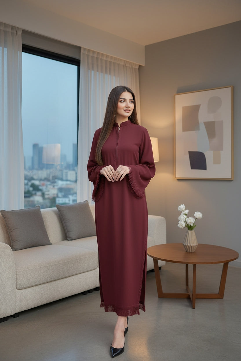 Threaded Love Maroon