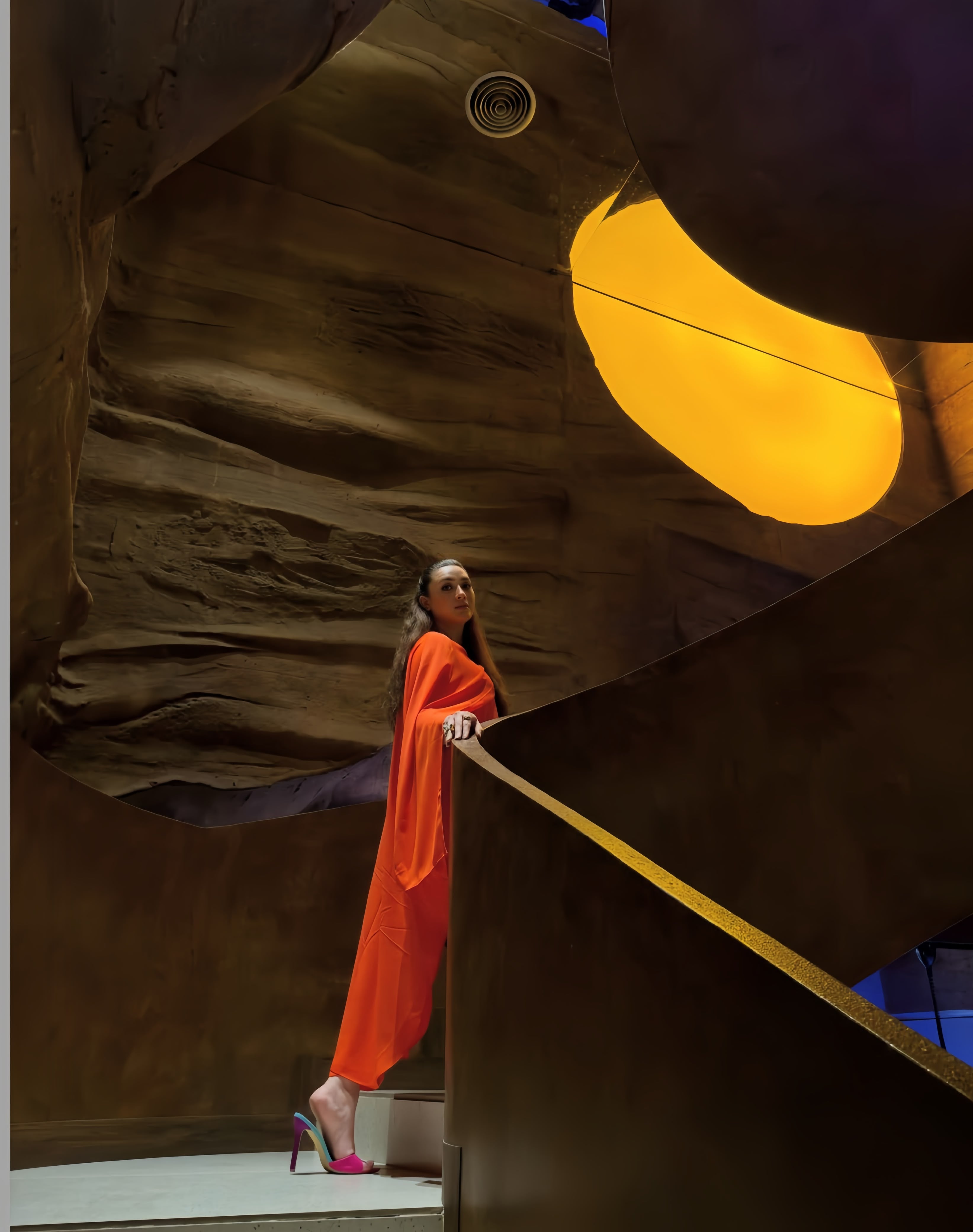 Orange Blend Drape set