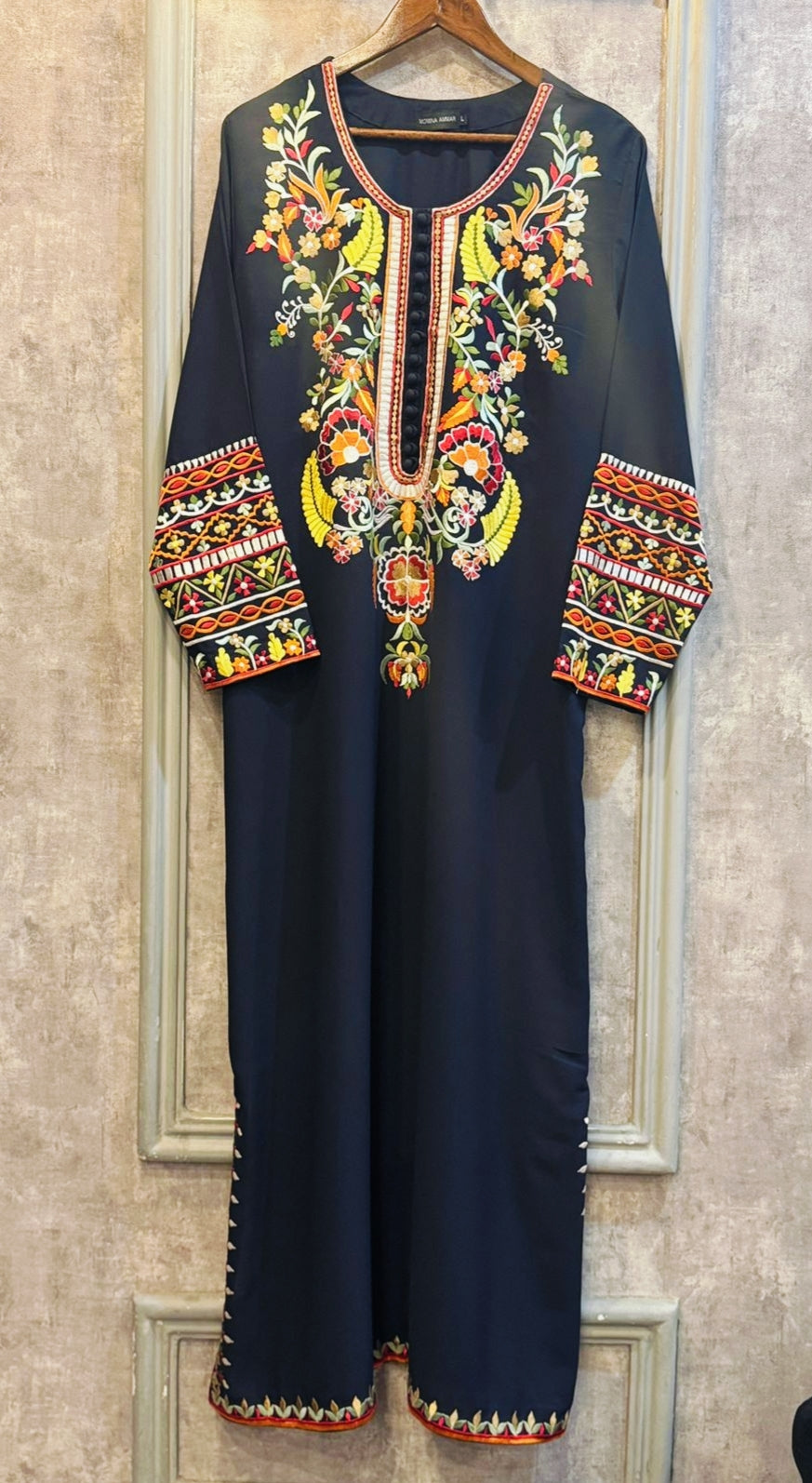 Multi Embroidery Two pc