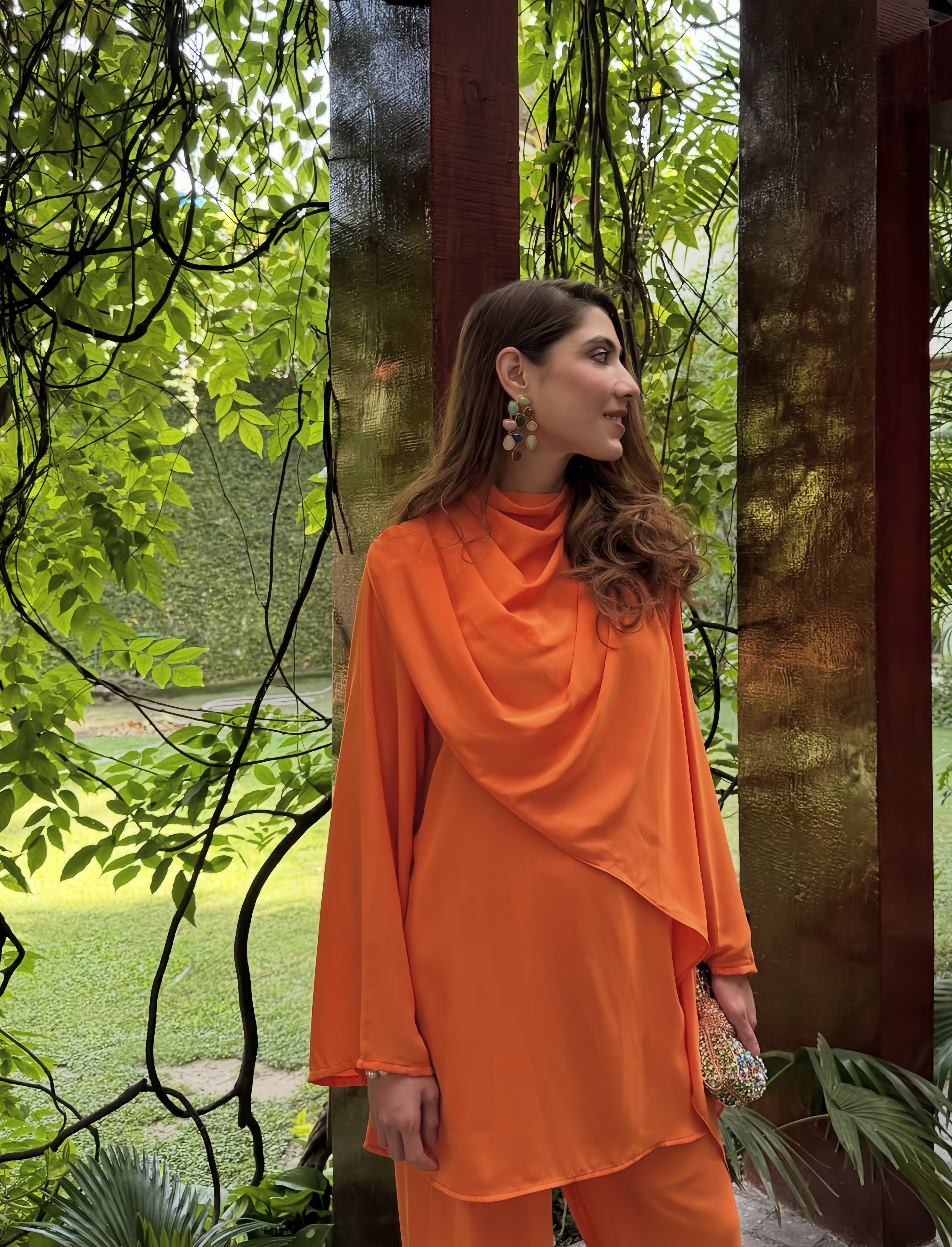 Orange Drape