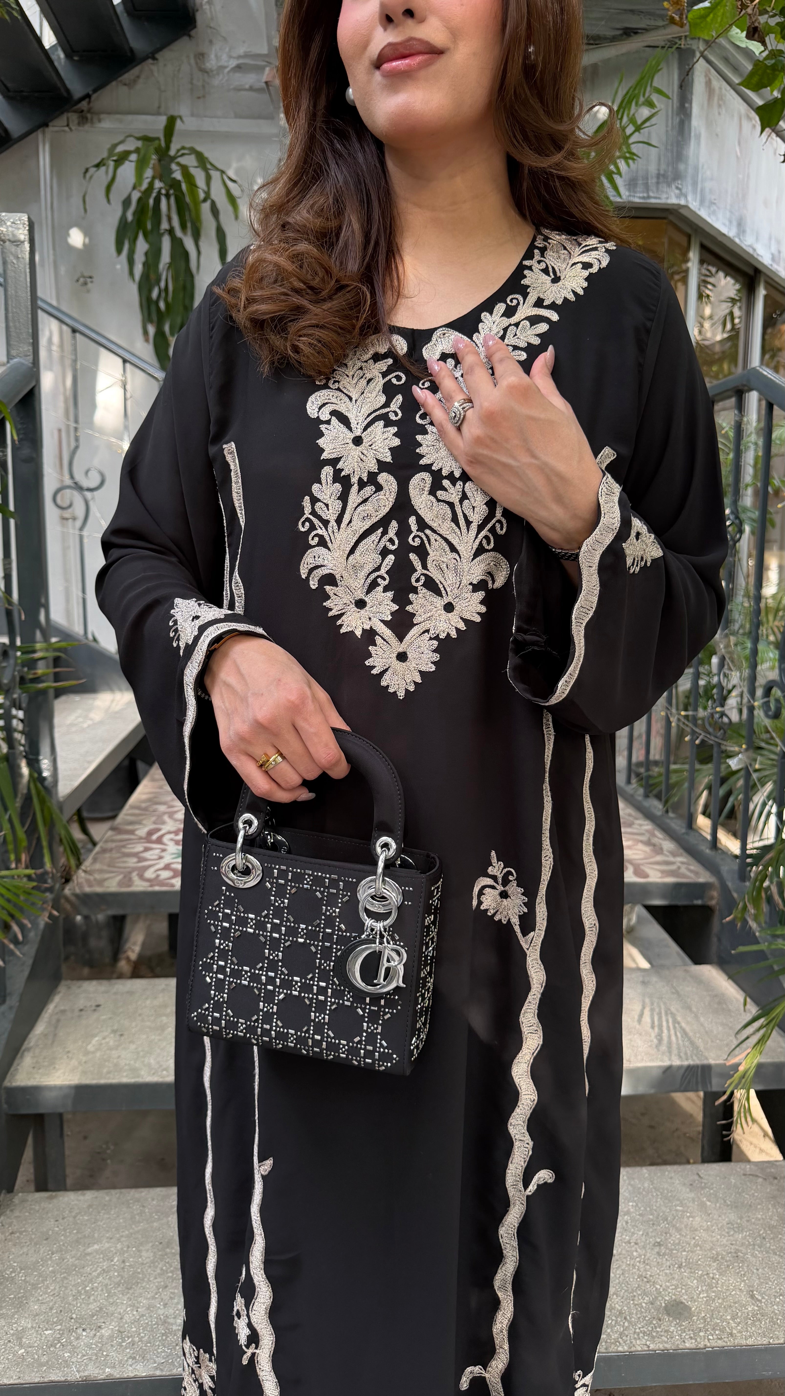 Black Zuri kaftan