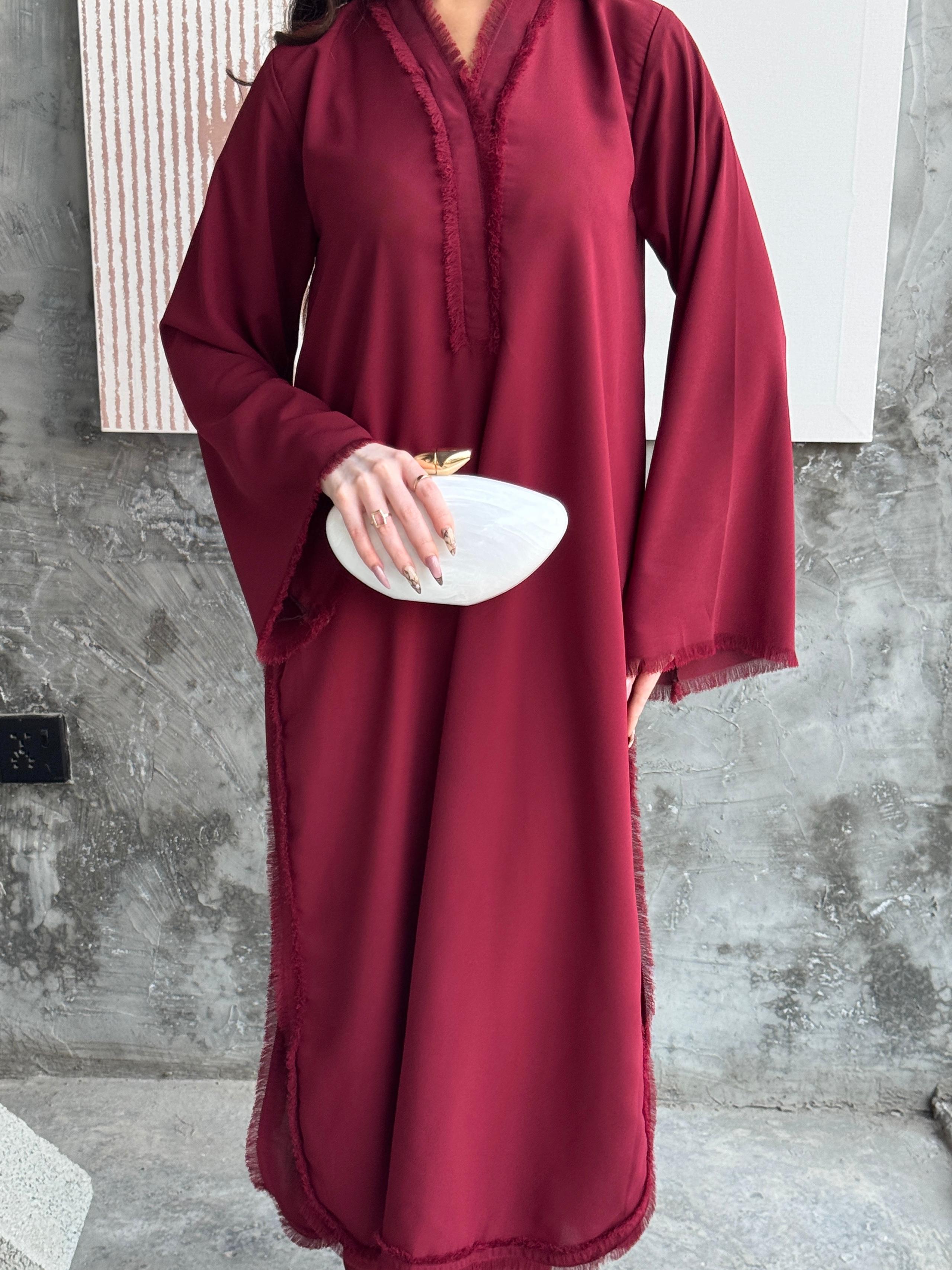 The Dhagay Edit Maroon