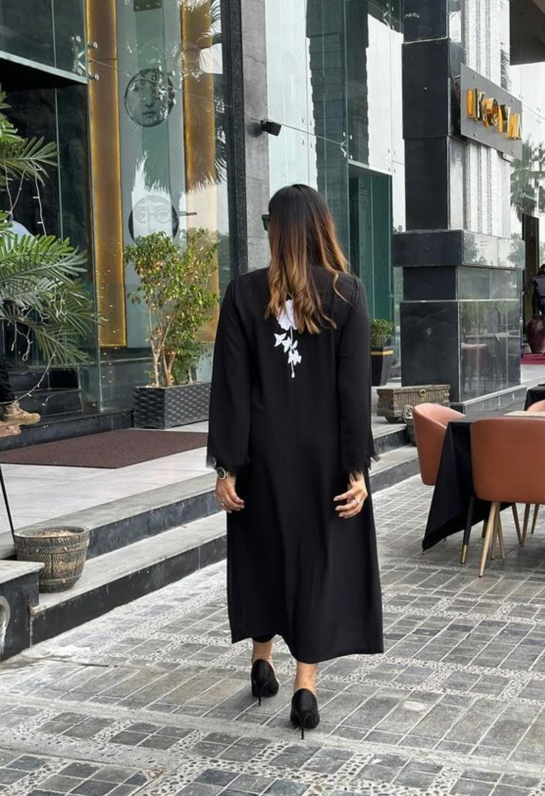 Flower embroidered two pc Momina Ammar