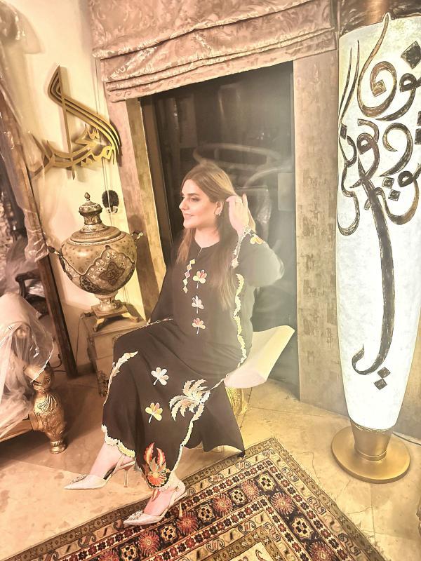 Multi embroidery kaftan