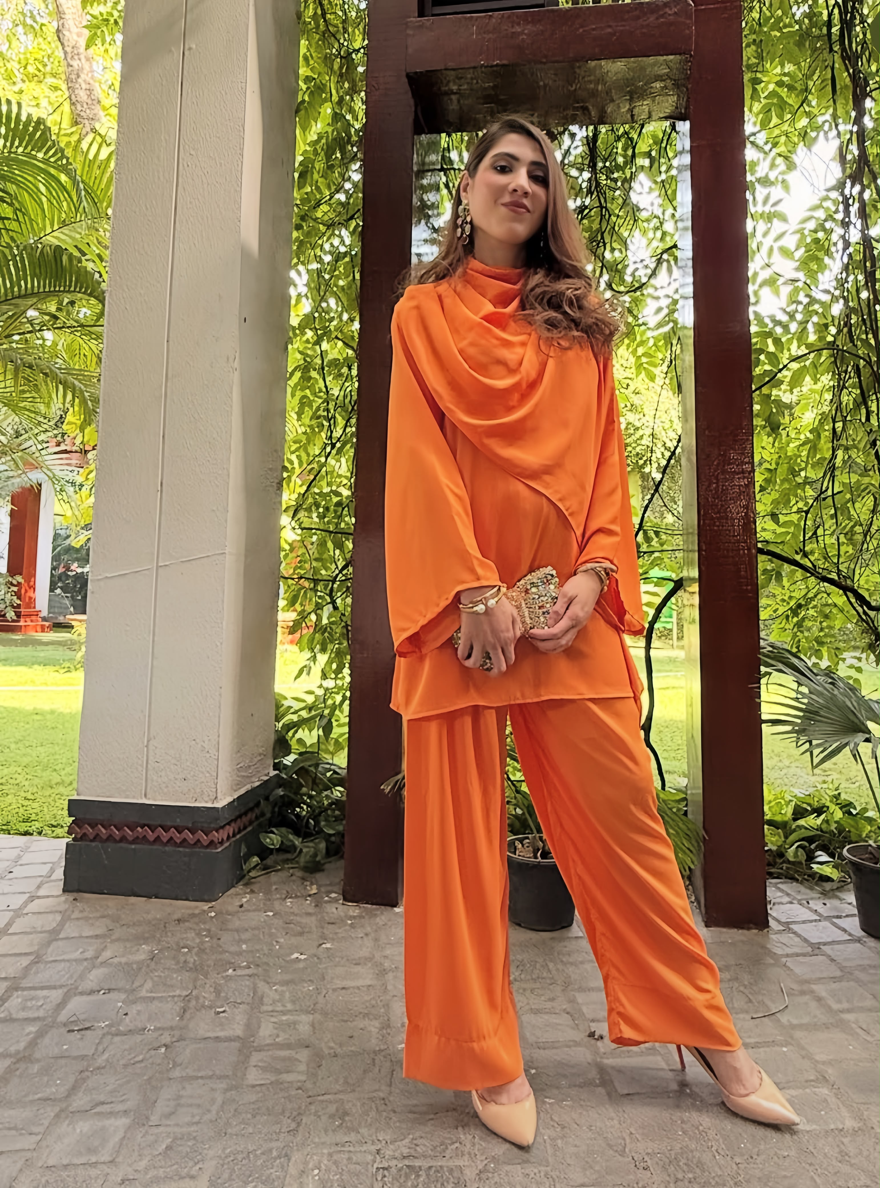 Orange Drape