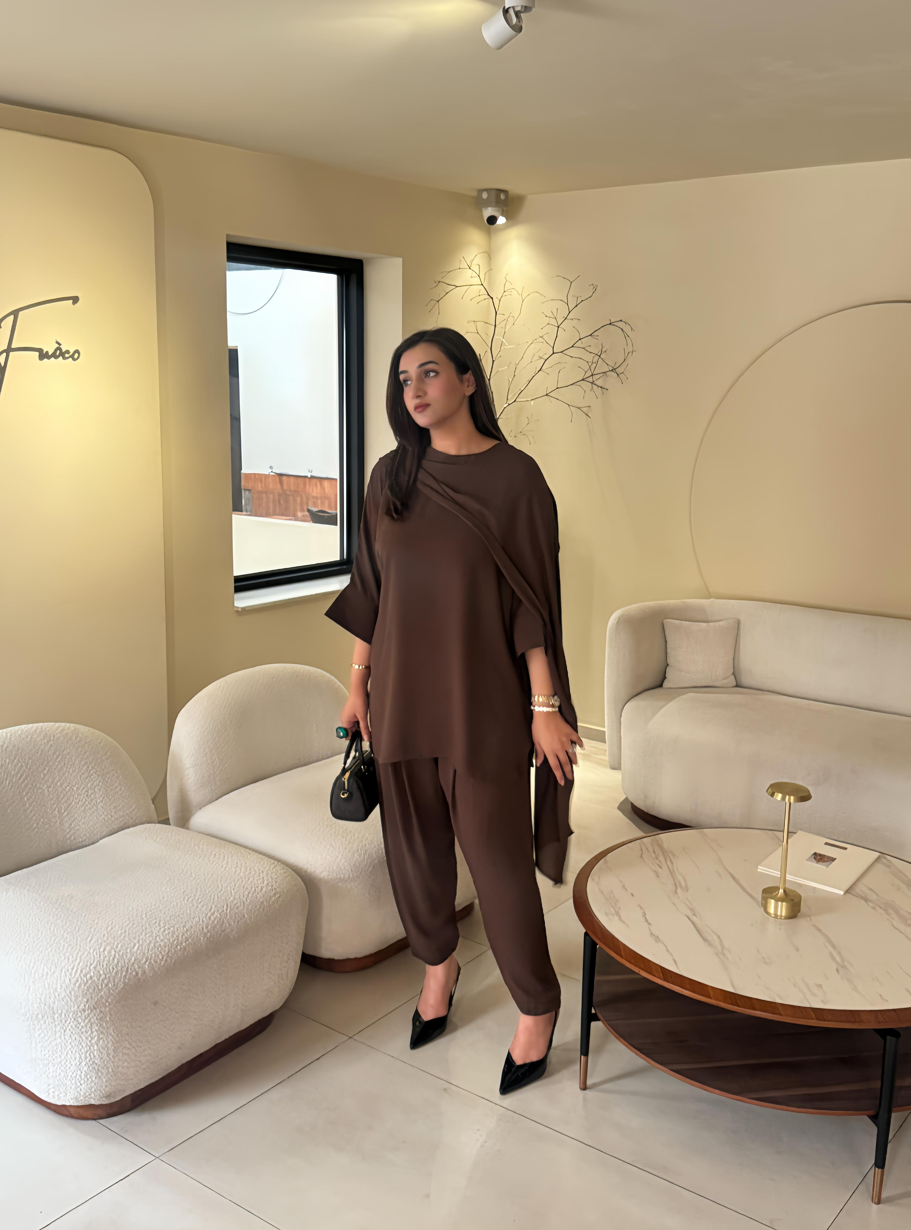 Brown Drape