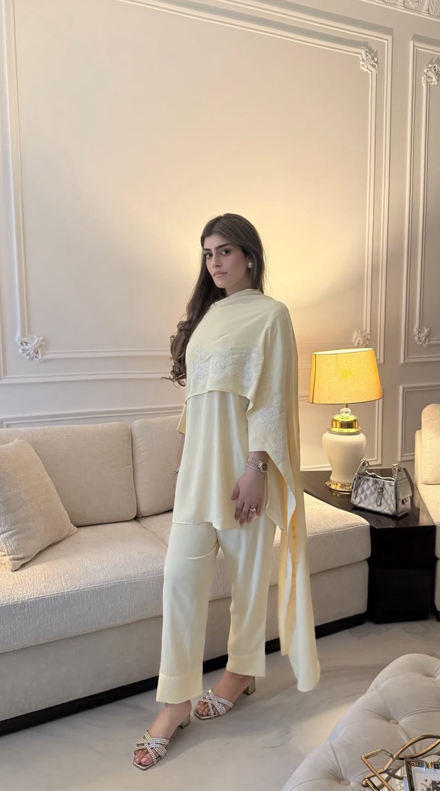 Butter yellow Drape