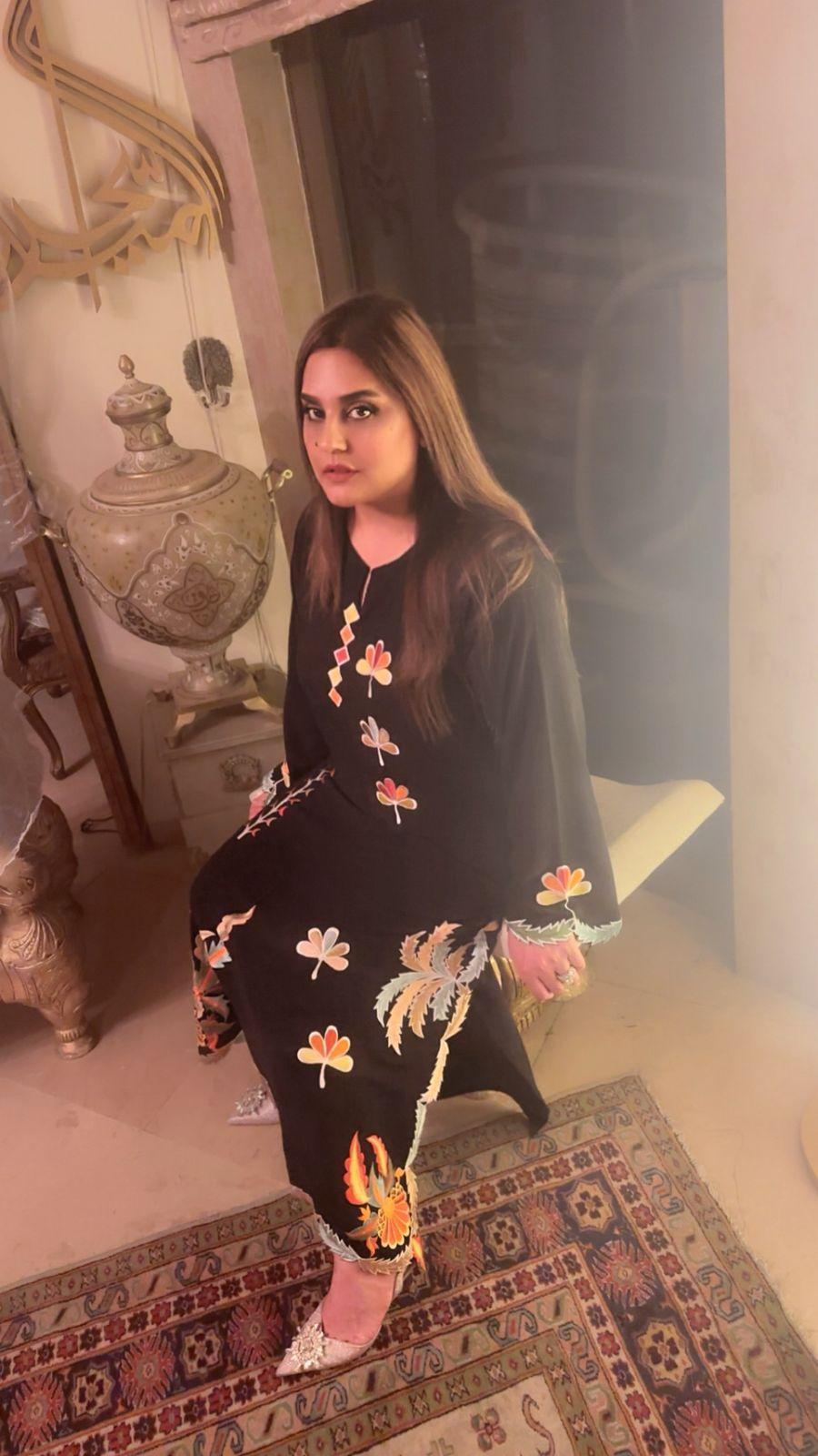 Multi embroidery kaftan