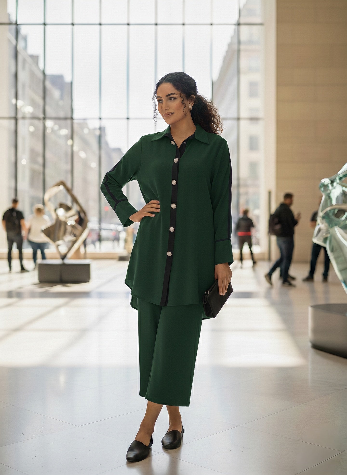 Bottle Green Co-ord set